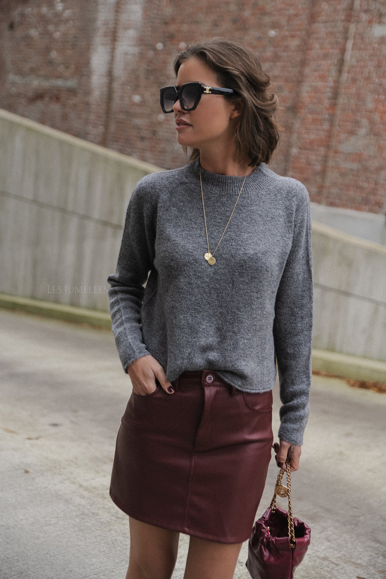 Eliza Pullover Grau