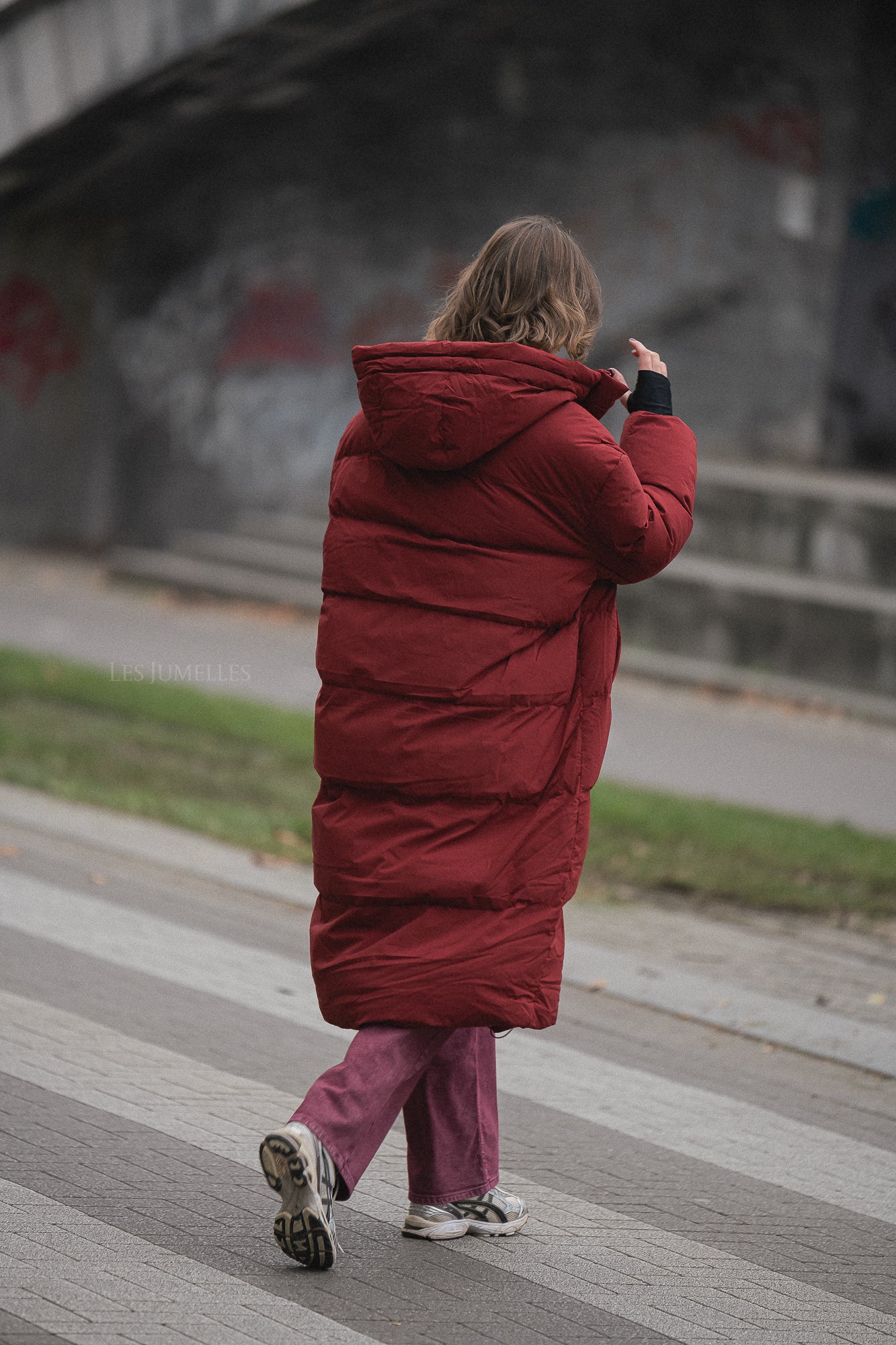 Alica coat burgundy