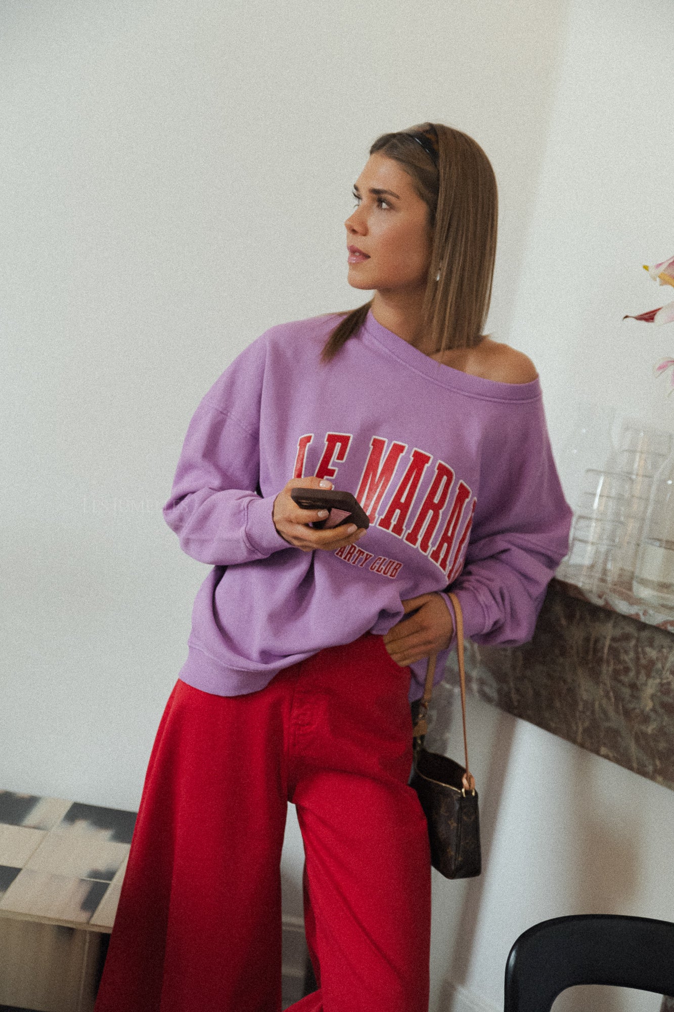 Le Marais sweater lilac