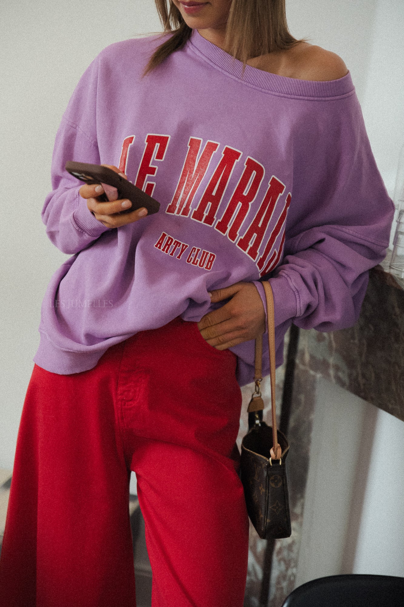 Le Marais sweater lilac