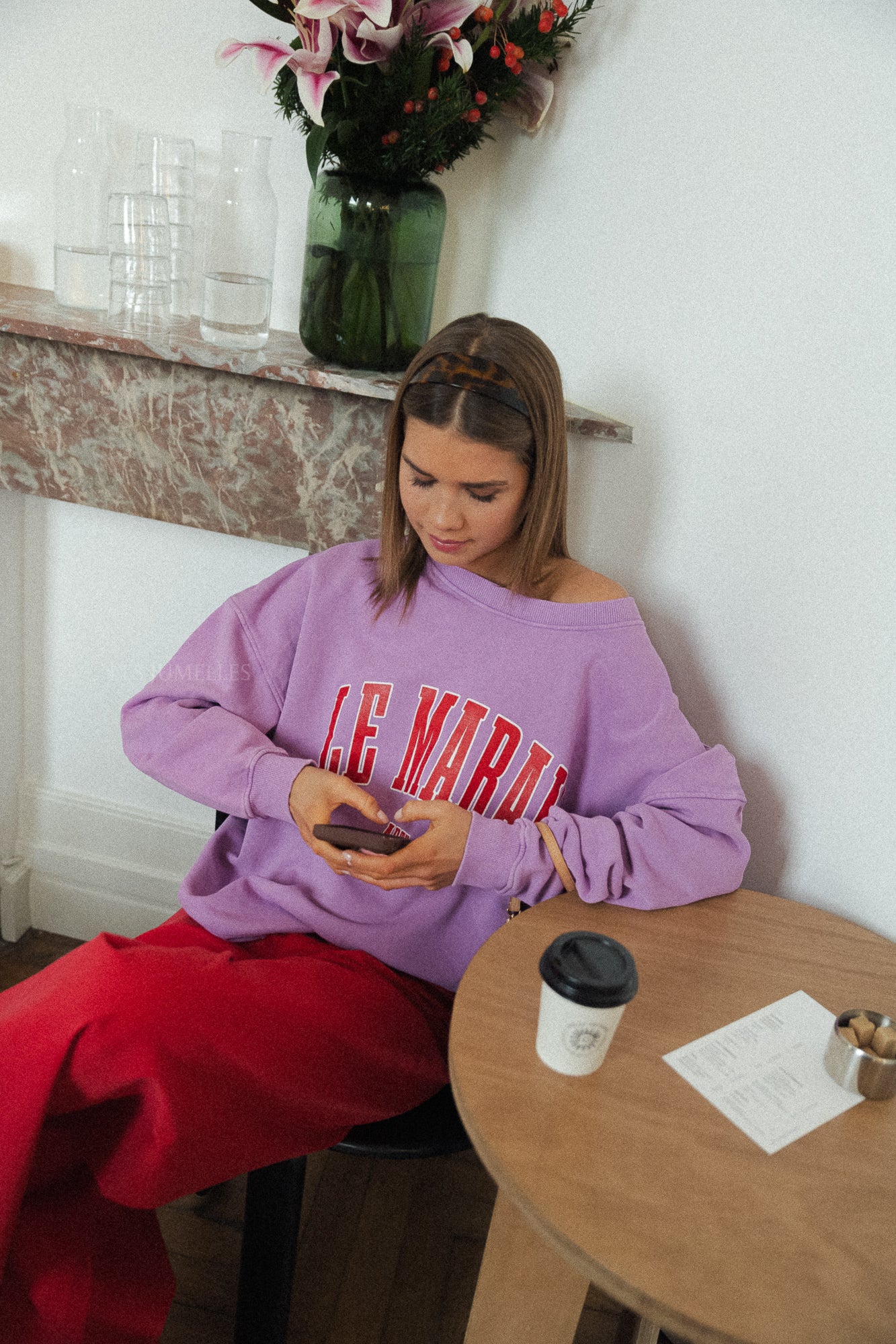 Le Marais sweater lilac