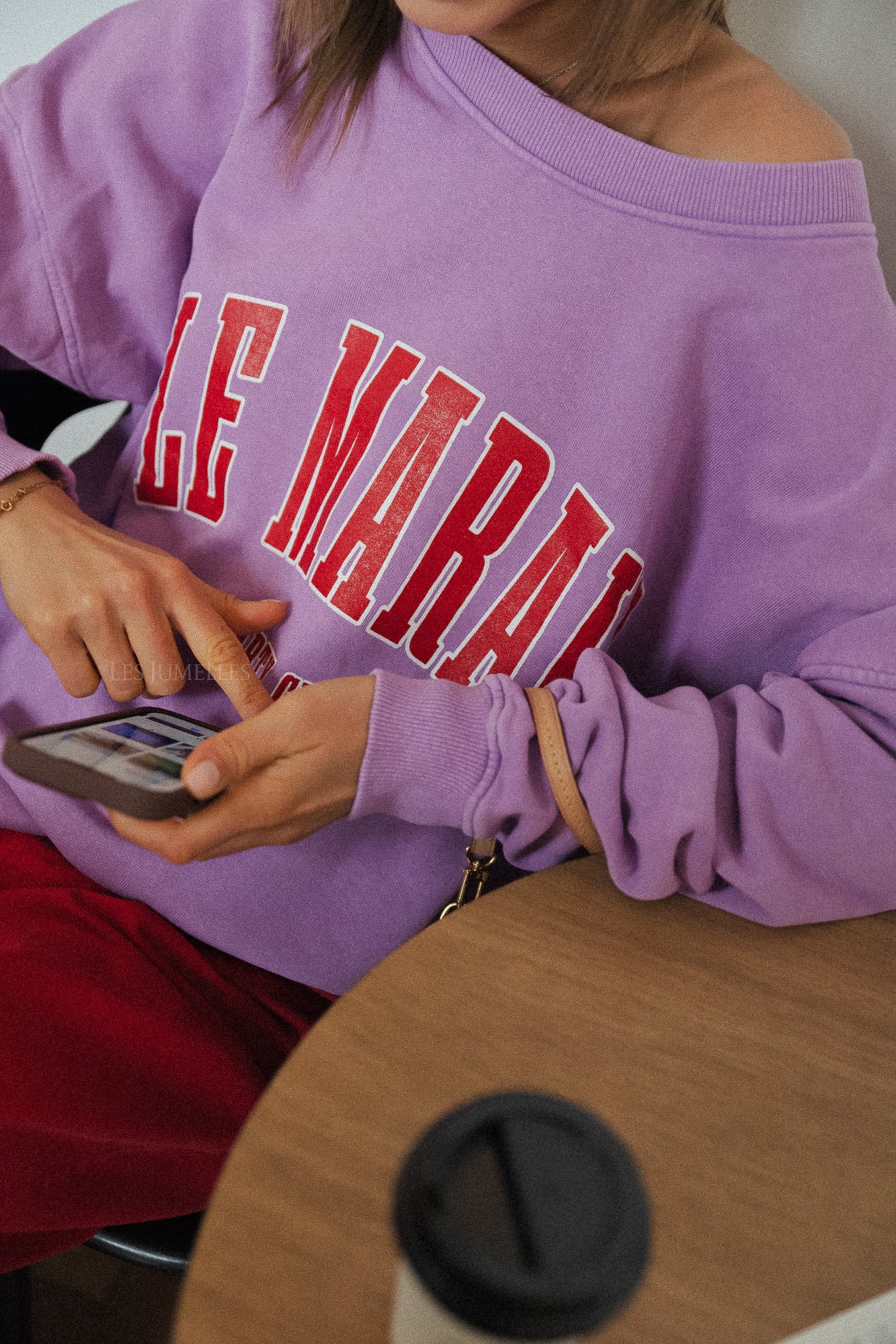 Le Marais sweater lilac