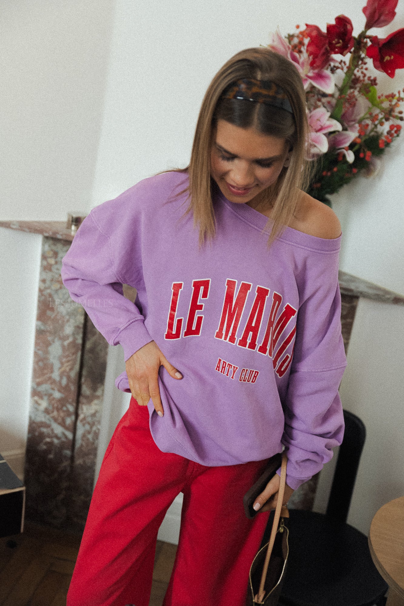 Le Marais sweater lilac