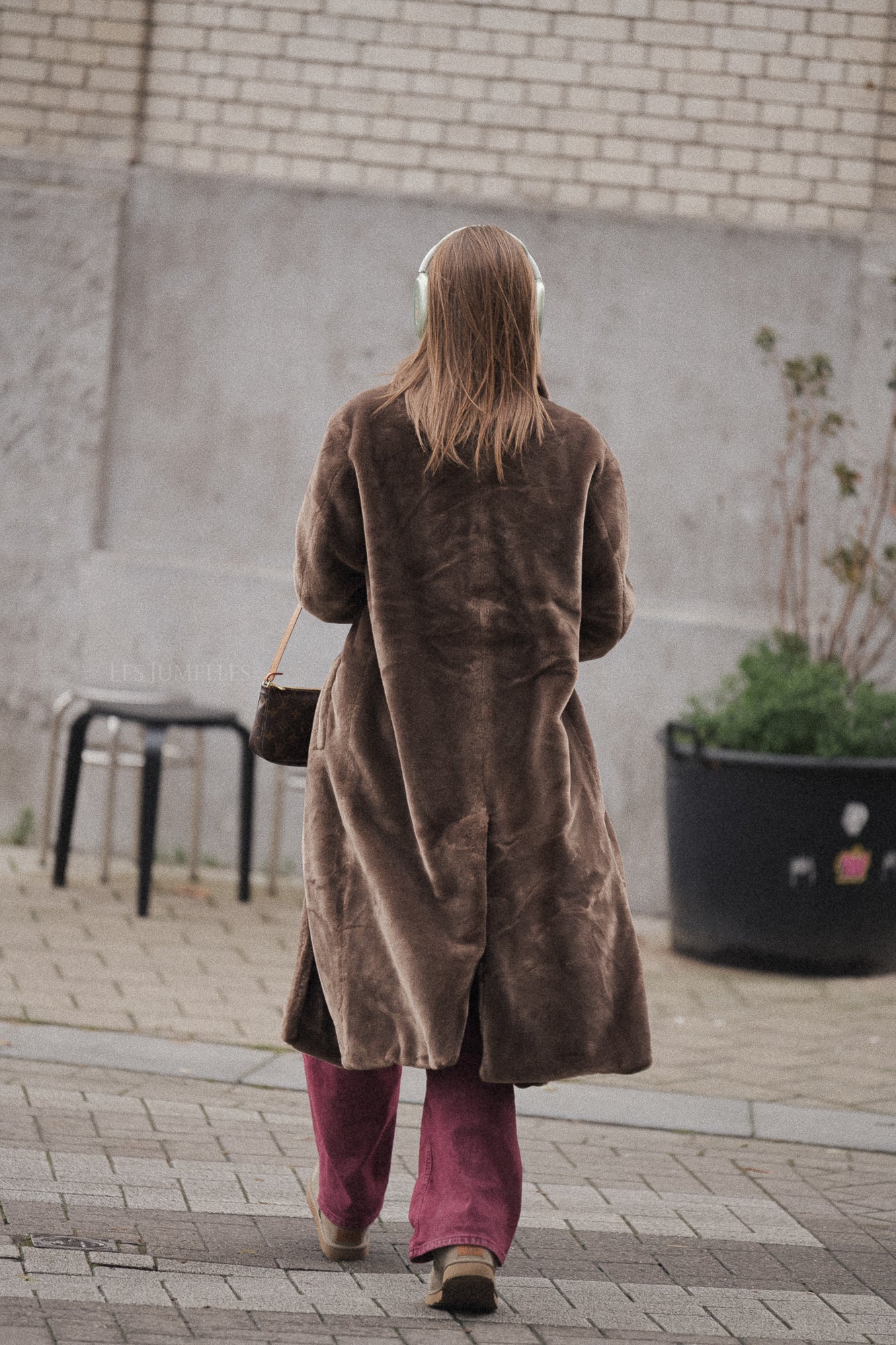 Thais teddy coat taupe