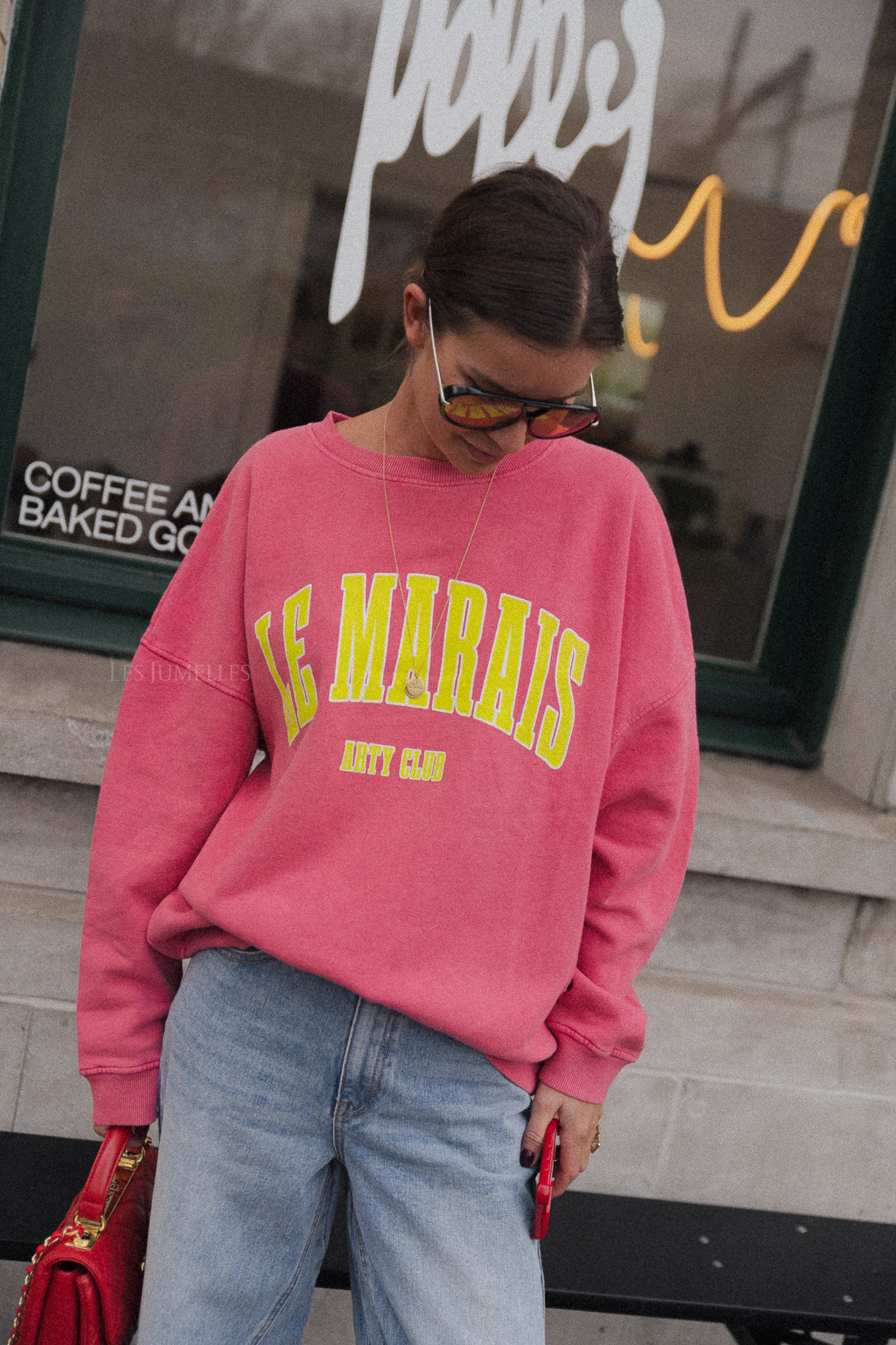 Le Marais sweater candy pink