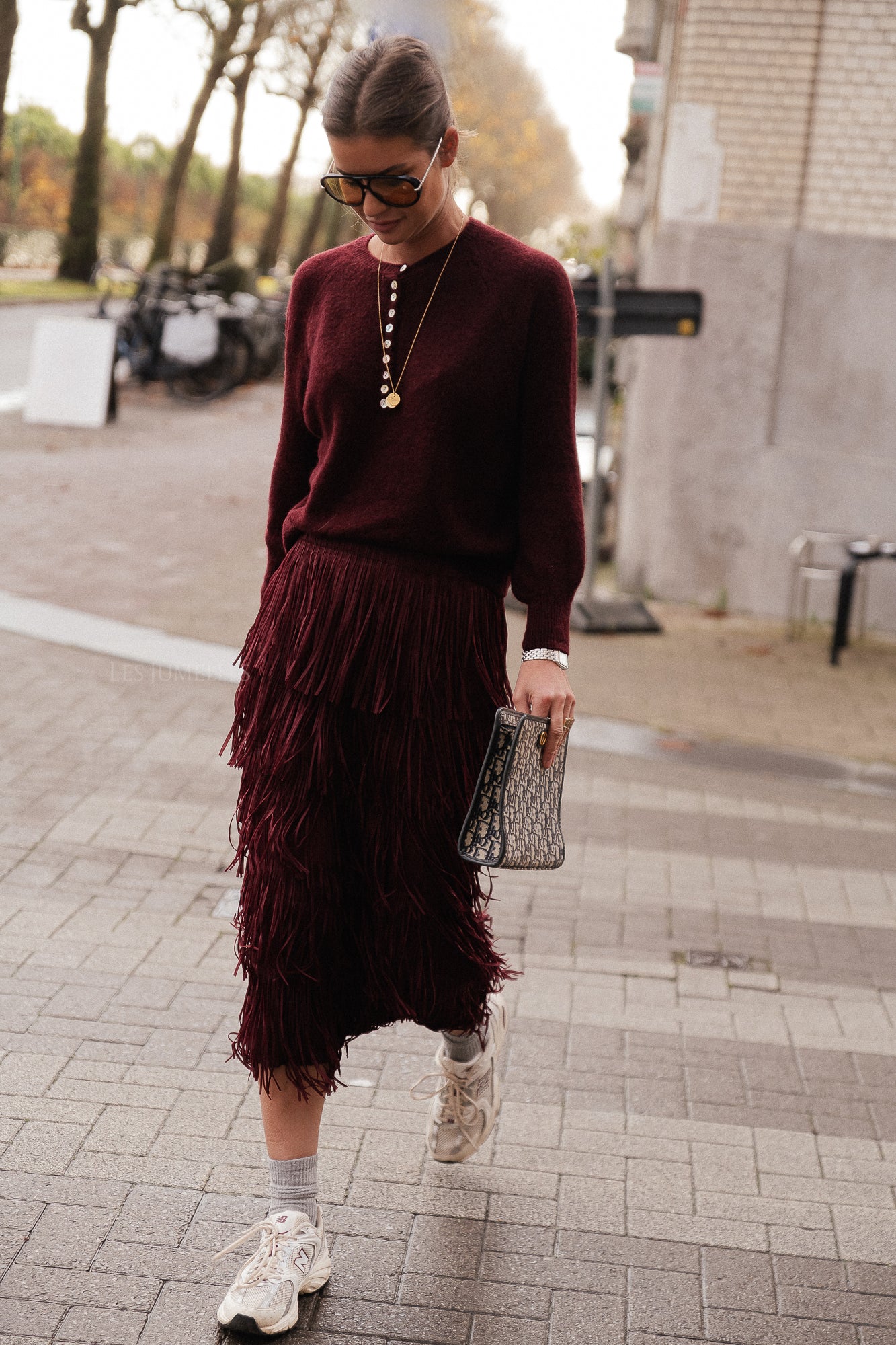 Fenna jumper burgundy