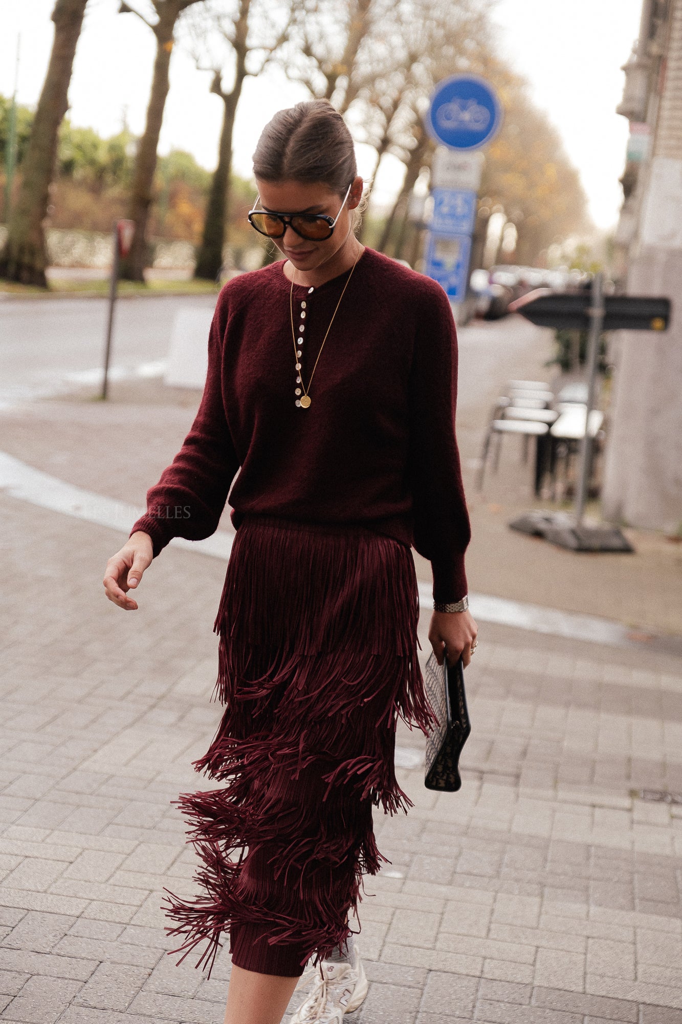 Fenna jumper burgundy