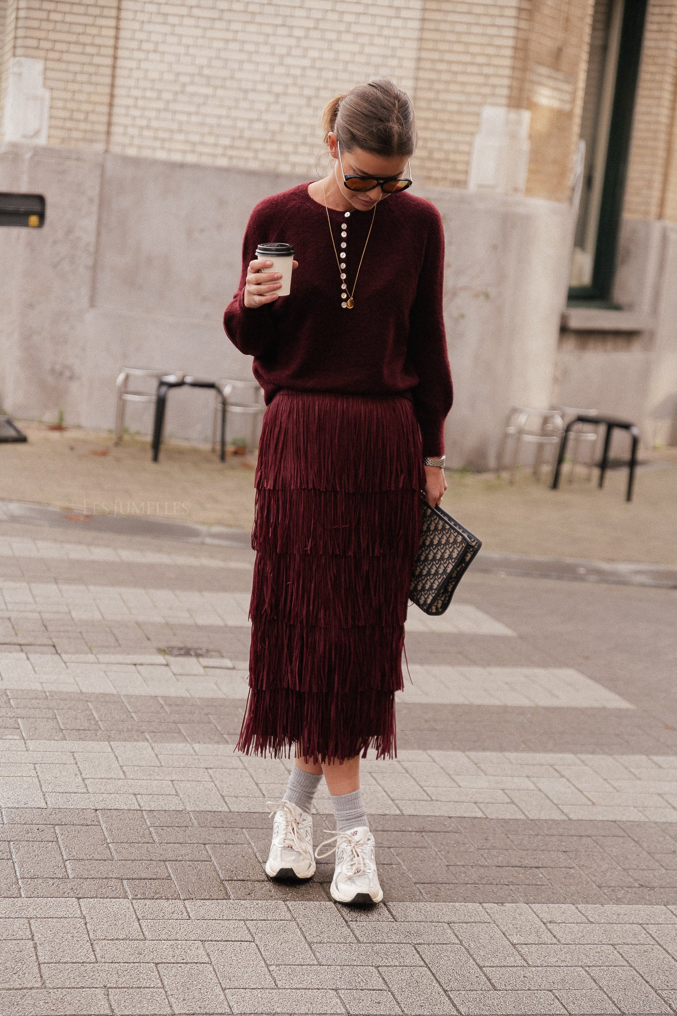 Fenna jumper burgundy