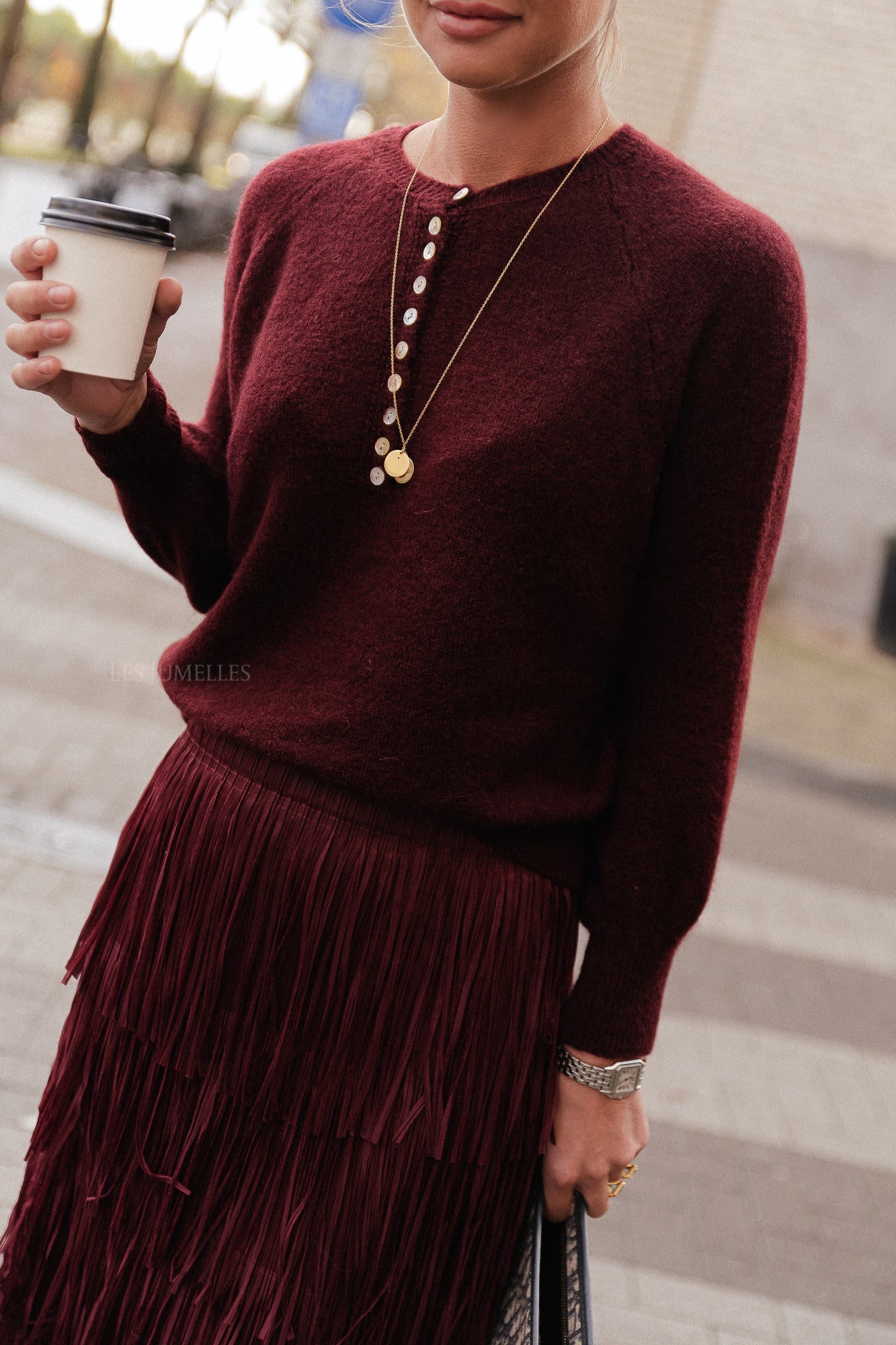 Fenna jumper burgundy