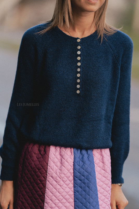 Les Jumelles Fenna jumper navy