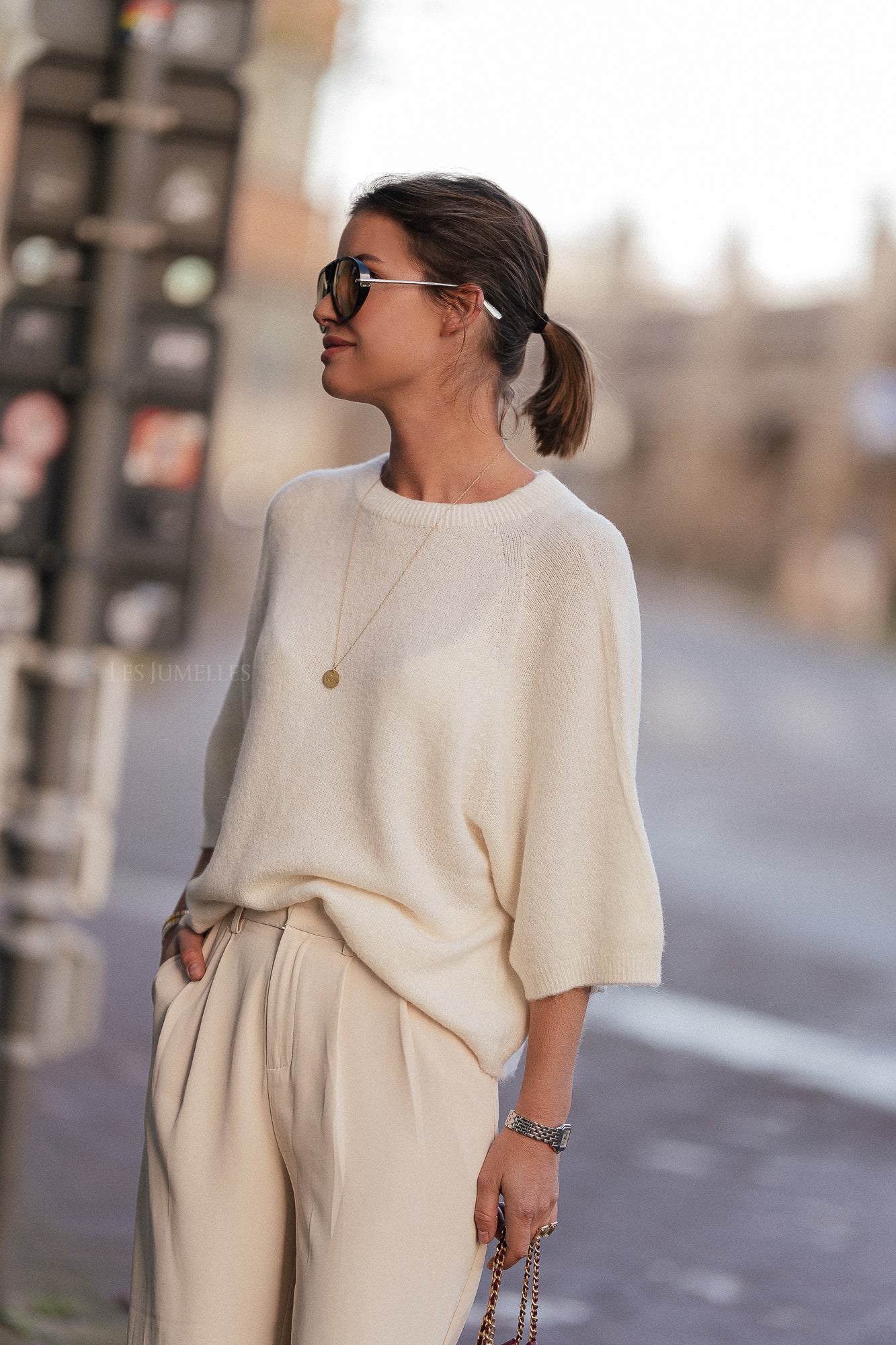 Monica Pullover Ecru