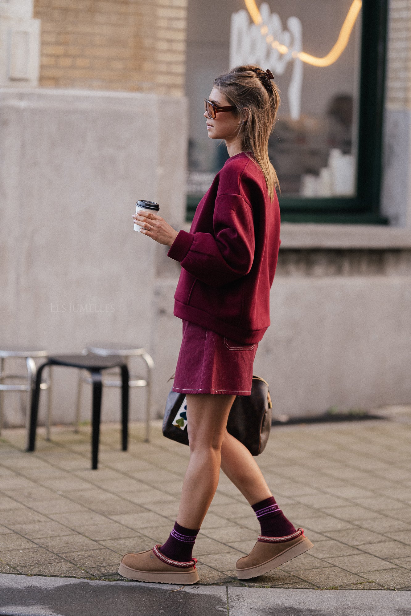 Stella sweater burgundy