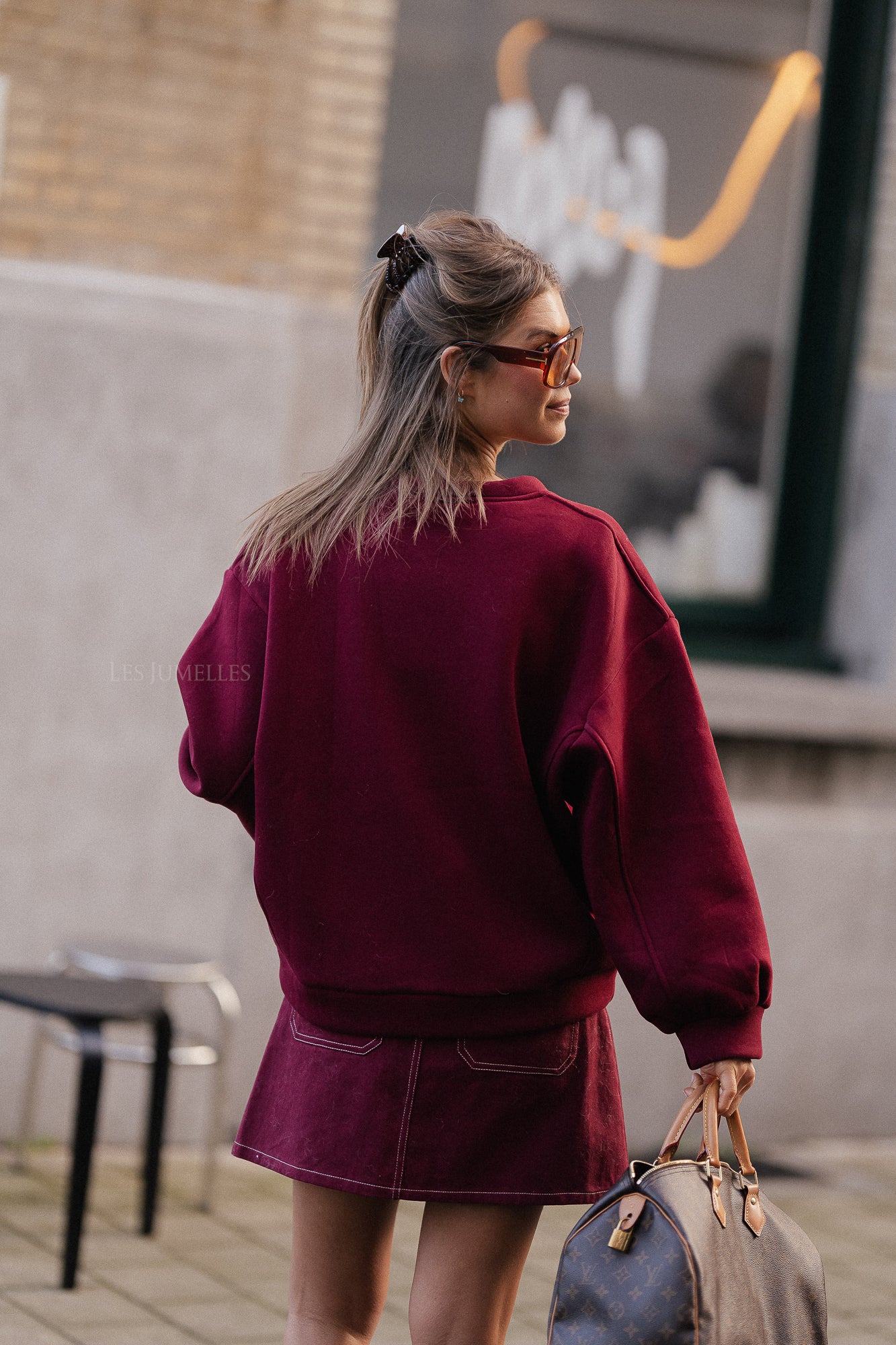 Stella sweater burgundy