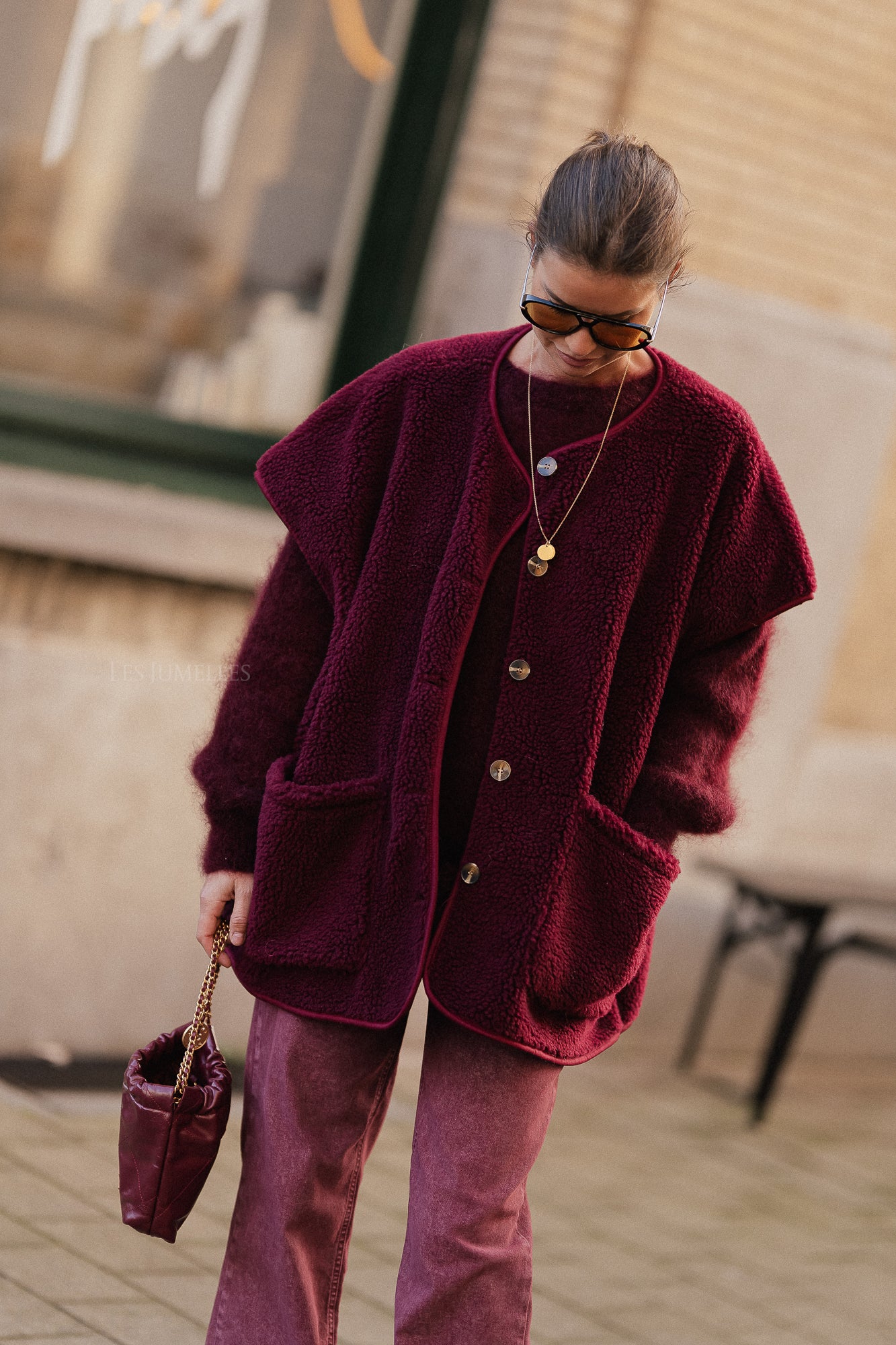 Briar waistcoat burgundy