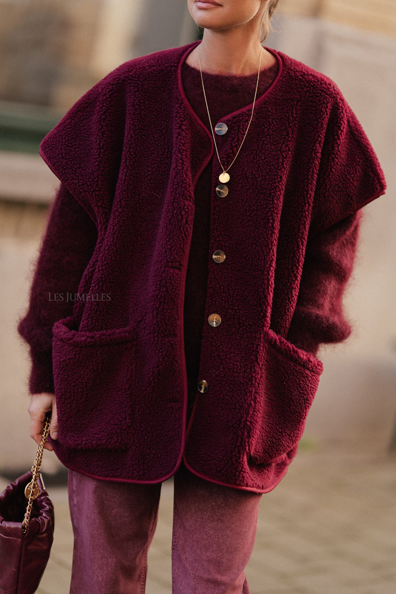 Briar waistcoat burgundy