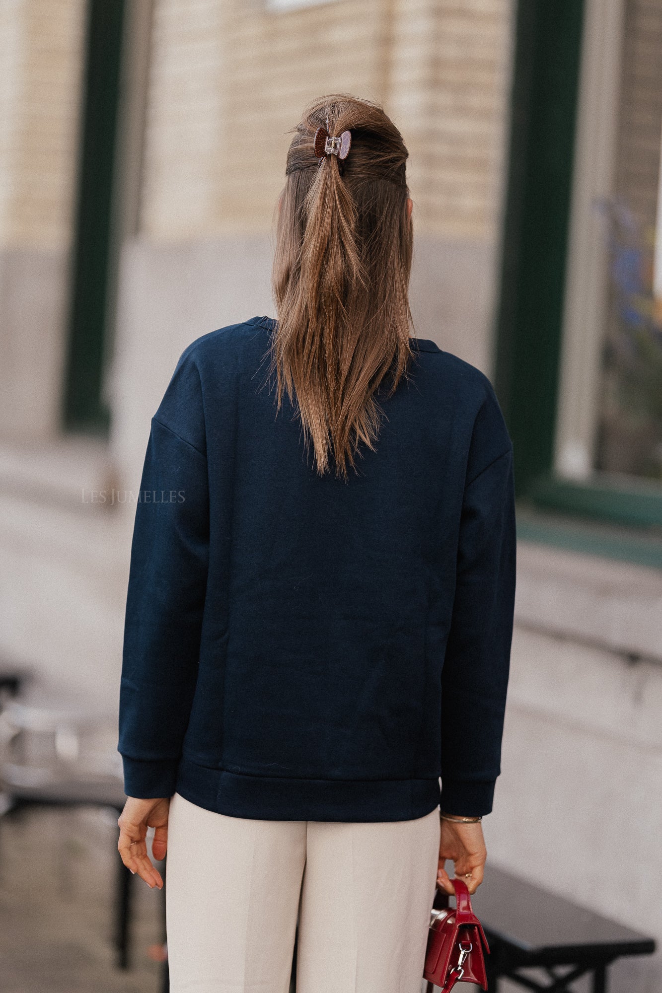 VIMaldea O-neck LS sweatshirt marineblau