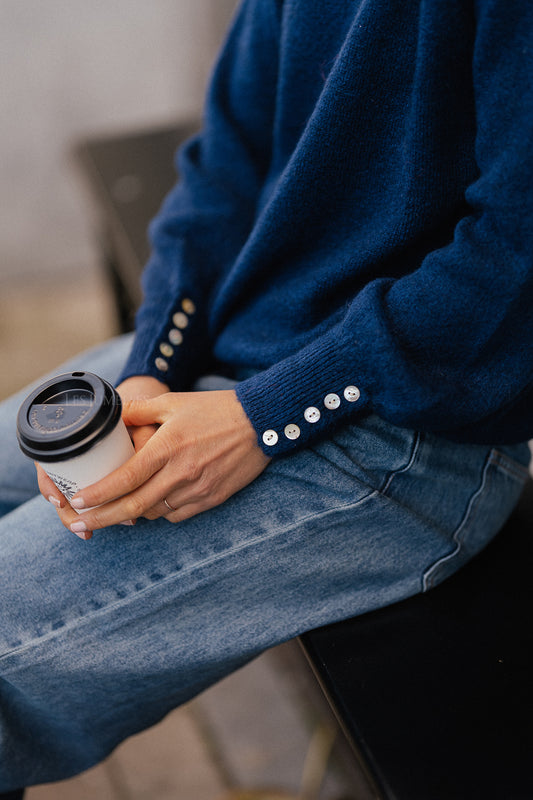 Les Jumelles Ruby jumper navy