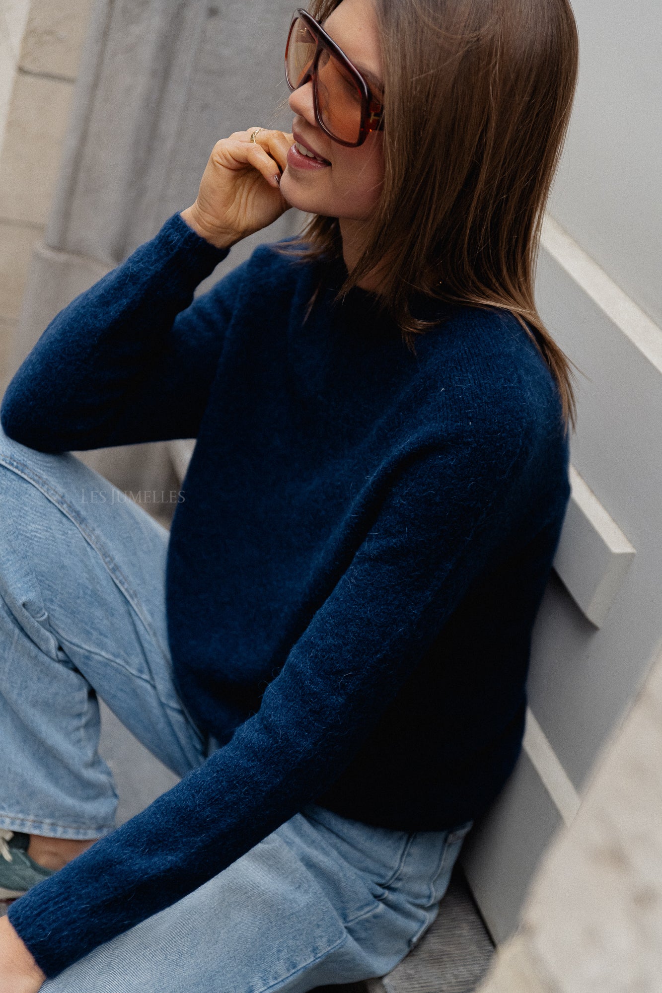 Gisèle jumper navy