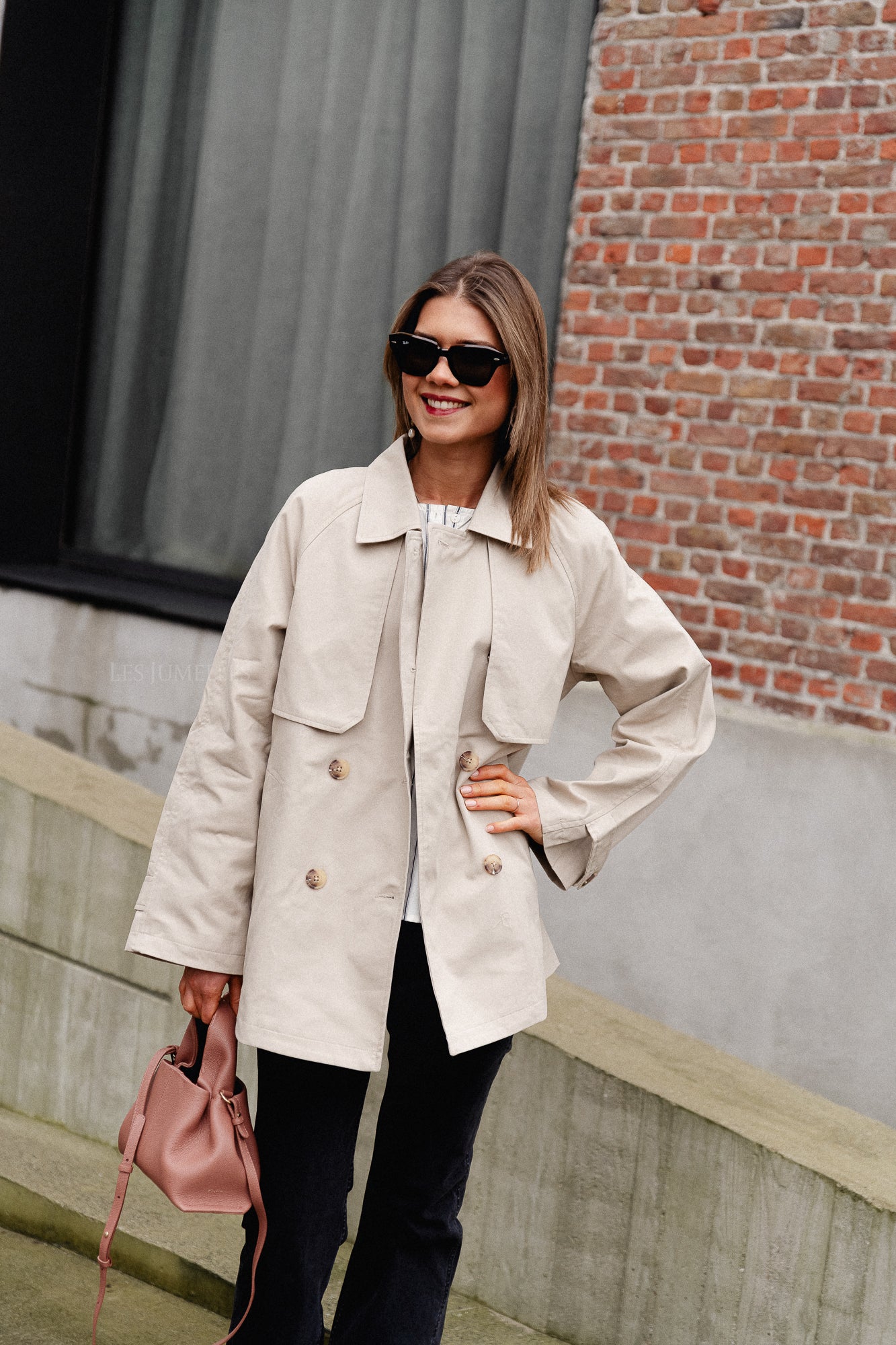 YASVenice LS trenchcoat doeskin