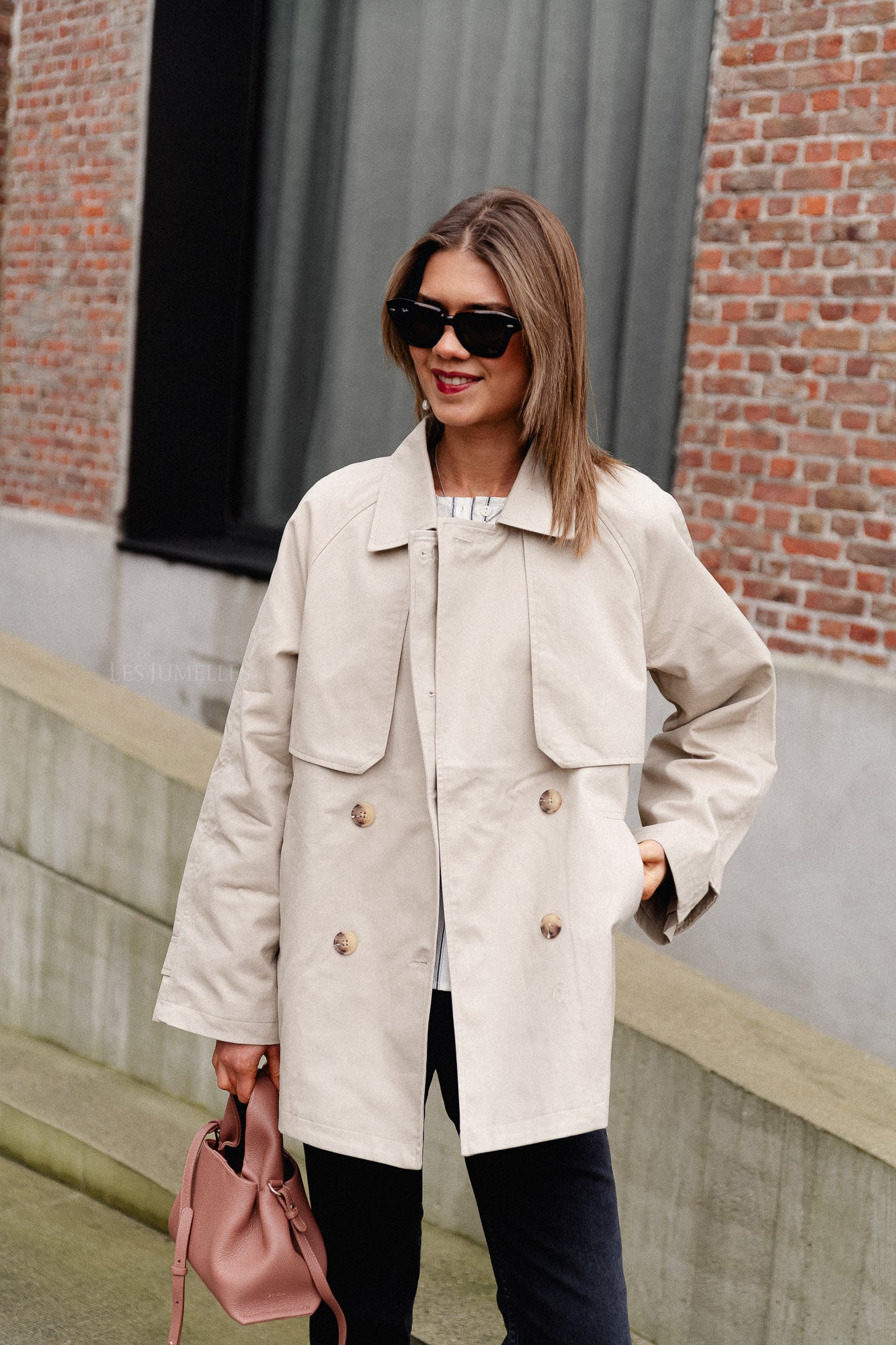 YASVenice LS trenchcoat doeskin