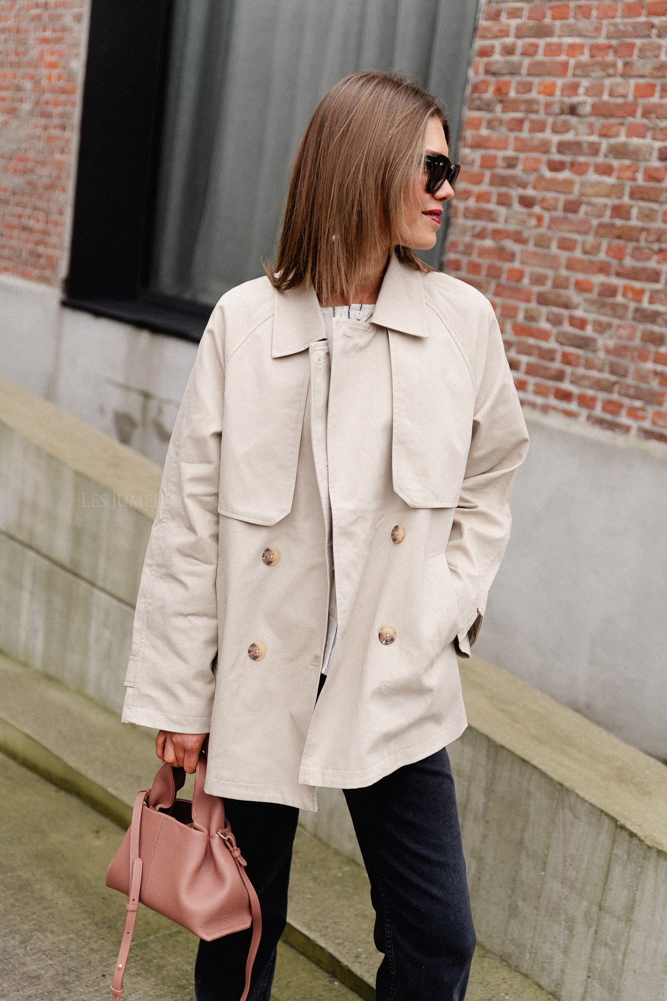 YASVenice LS trenchcoat doeskin