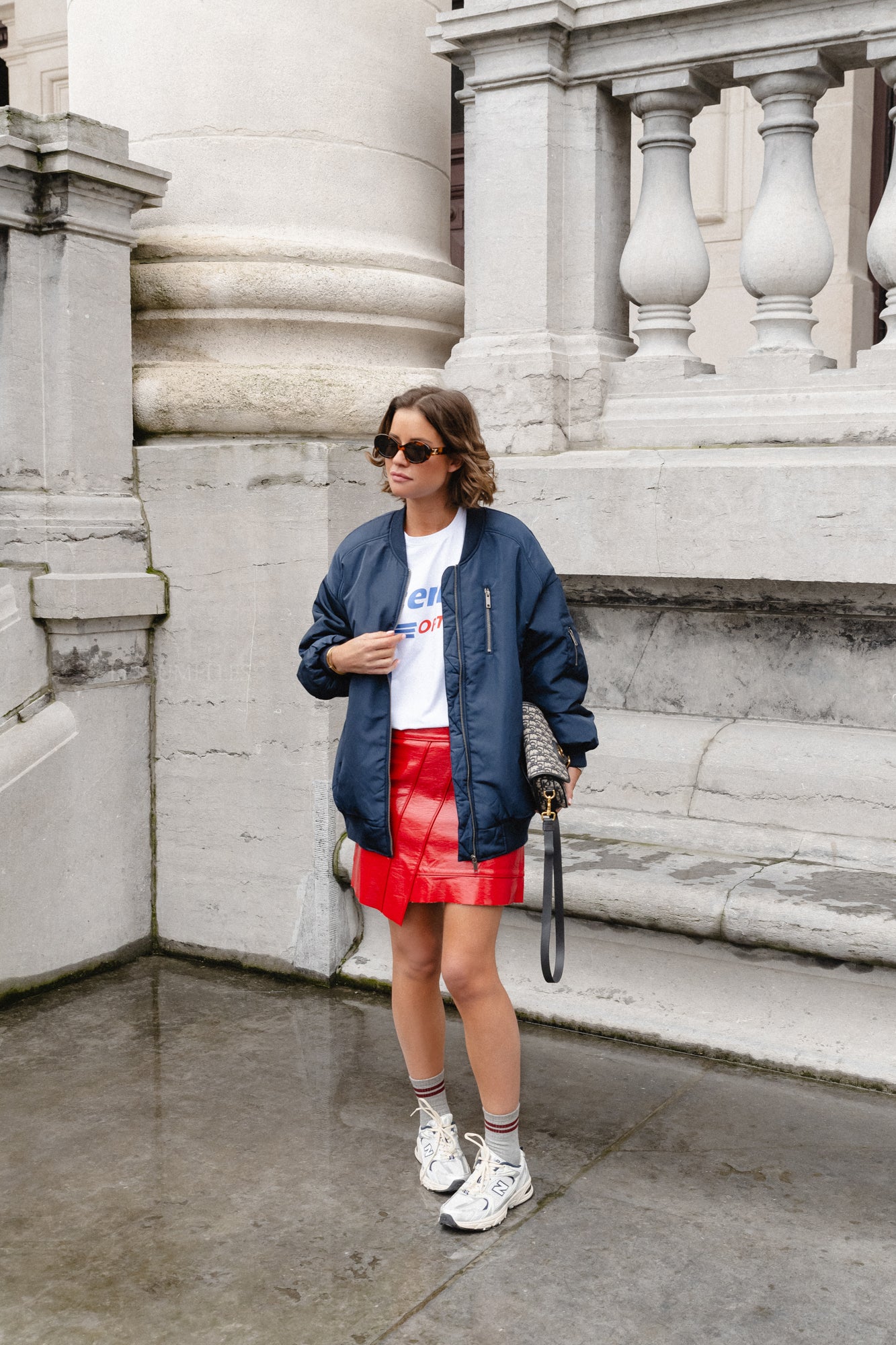 Ariana Bomberjacke Marineblau