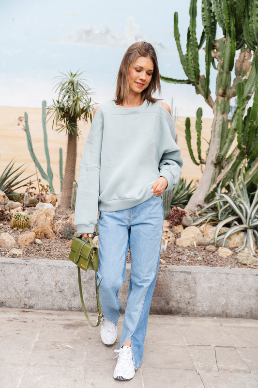 Les Jumelles Yasmina sweater mint