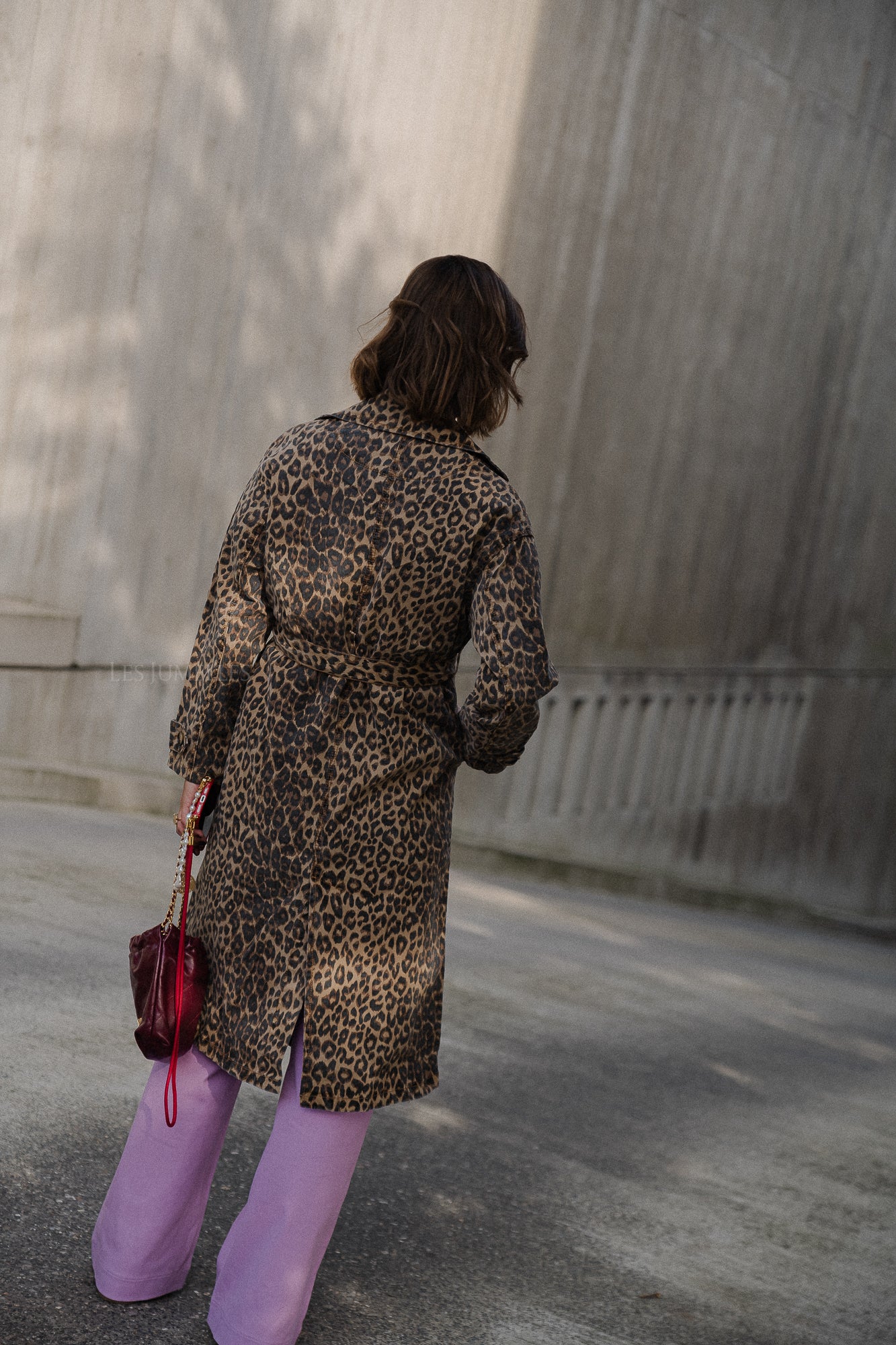 Iris trenchcoat leopard