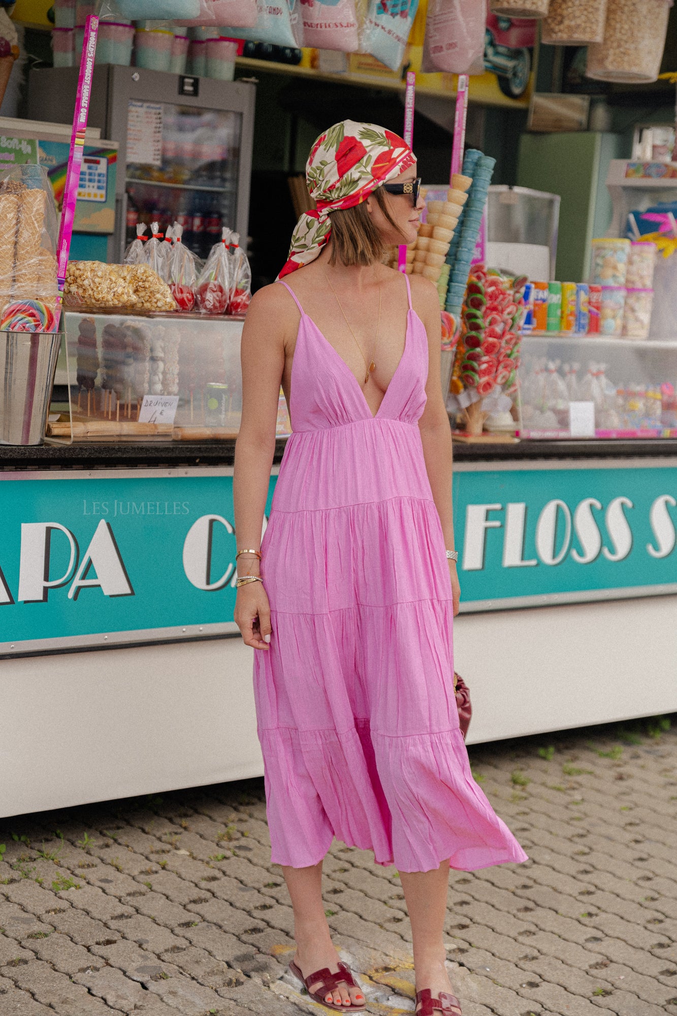 Josephine maxi dress pink