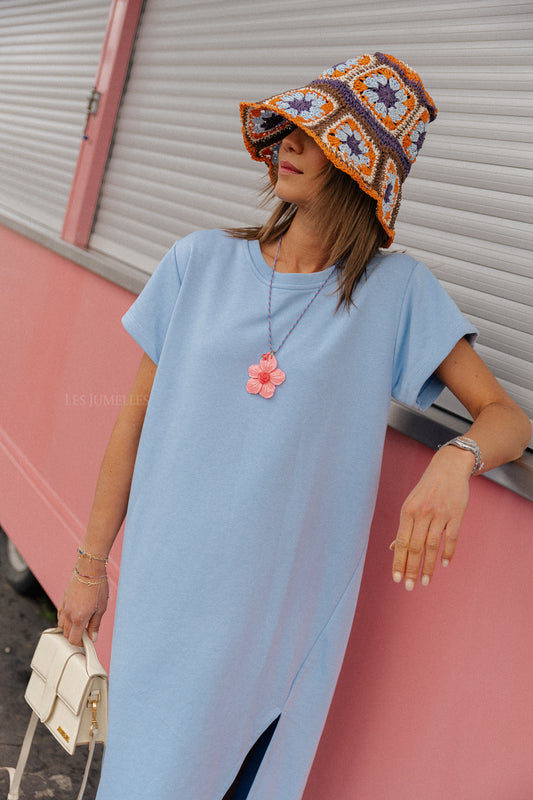 Les Jumelles Daphne T-shirt dress blue