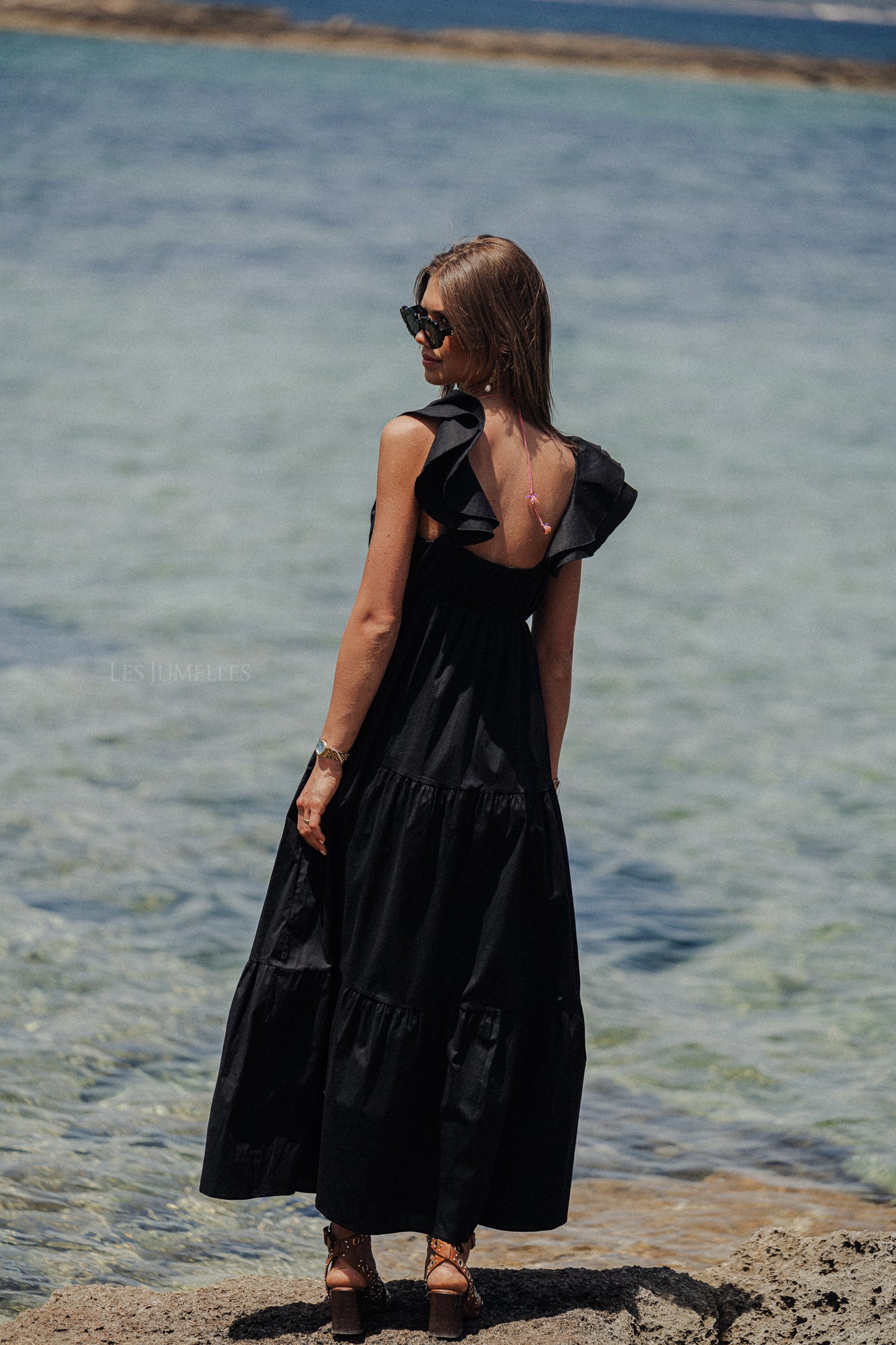 Lauren maxi dress black